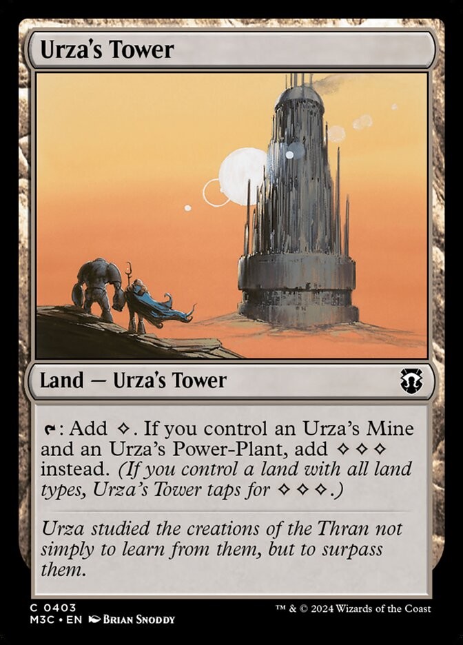 Urza's Tower 403 NM Modern Horizons 3 Commander MTG