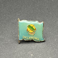Oklahoma State Flag United States Of America Lapel Hat Pin
