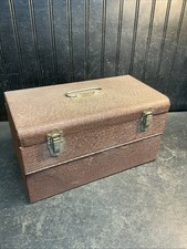 De colección S&K Herramientas Película de Metal Carrete de Película Caja Estuche Contenedor Almacenamiento Sherman Klove Co.