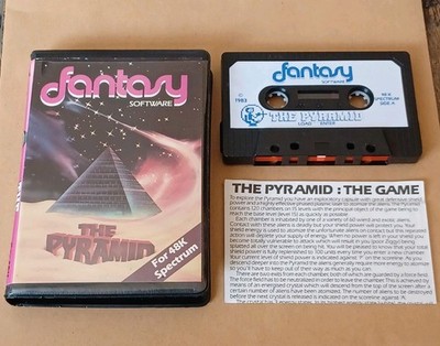 The Pyramid ZX Spectrum 48k Spiel von Fantasy Software mit Anleitung 