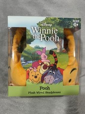 DISNEY WINNIE THE POOH PLUSH WIRED HEADPHONES