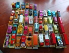 Job lot of 50 matchbox cars,trucks-all with original boxes,vintage dated 60-80's