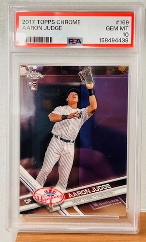 2017 Topps Chrome Aaron Judge RC #169 PSA 10