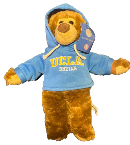 UCLA Bruins Officially Licensed Collegiate Plush Teddy Bear with hoodie 10"