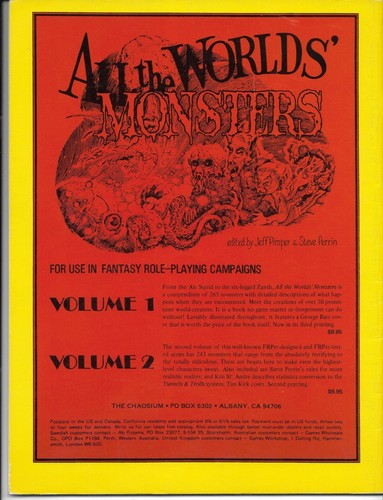 Vintage DIFFERENT WORLDS #6 Magazine VF RPG/D&D Role Playing Game 1980 RARE! - Picture 2 of 2