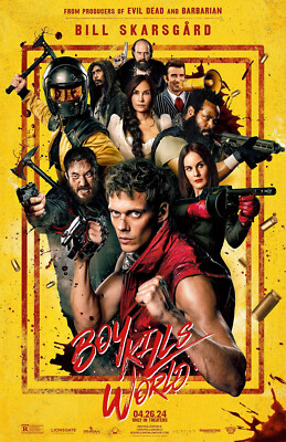BB0703 Boy Kills World Film By Moritz Mohr 2024 Movie Poster 11x17