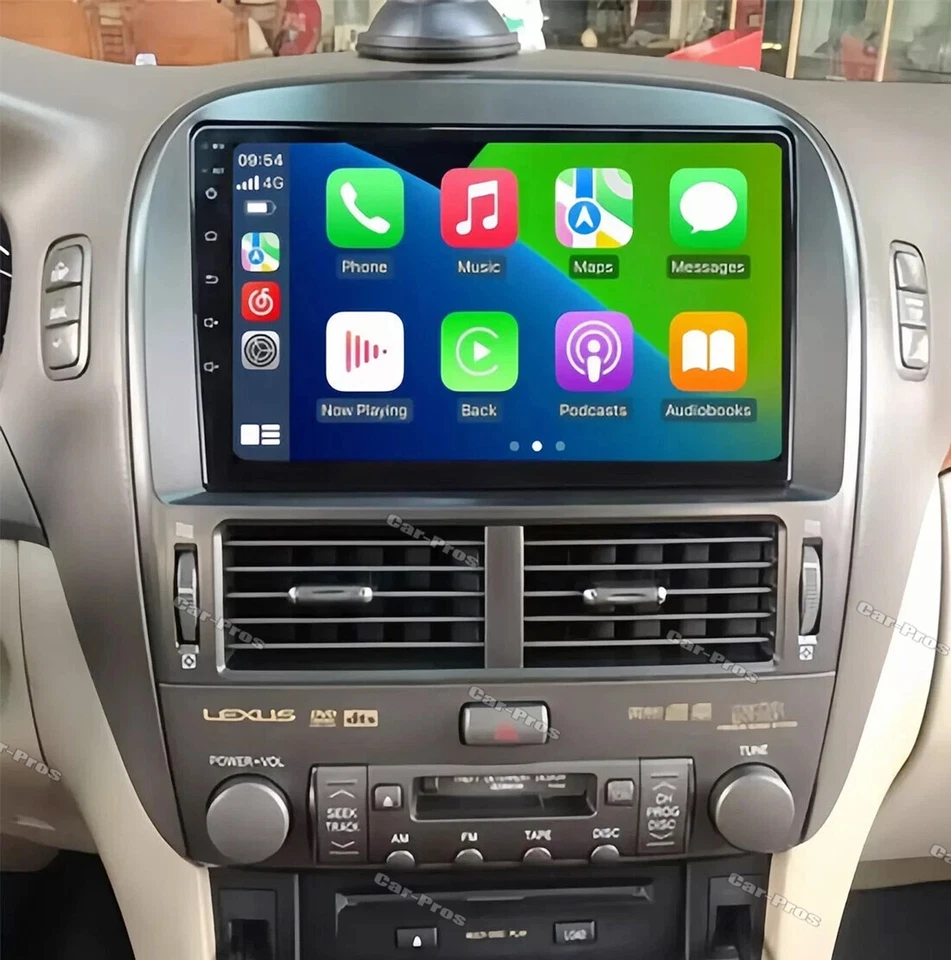 Radio Apple Carplay para Lexus LS430 2001-2006 Android 13 GPS NAVEGACIÓN SWC con cámara Foto 4 de 4