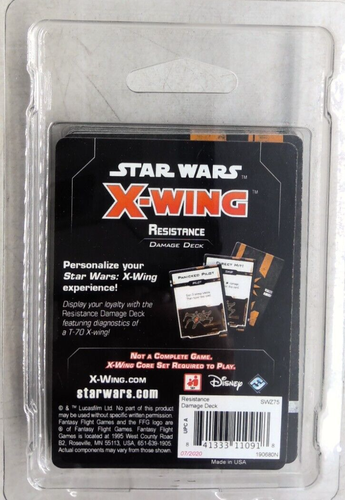 Star Wars X-Wing Resistencia Rota Baraja Expansión Nuevo - Picture 2 of 2