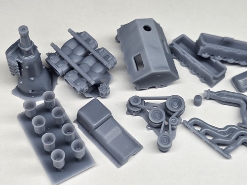 1/24 Chev 572 Cross Intake Engine, Revell, Monogram, Tamiya - Picture 6 of 9