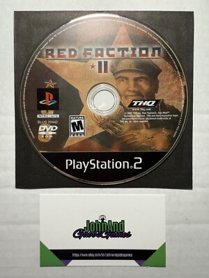 Red Faction II PS2 Game, 2002 - Acceptable Condition, Fast Shipping