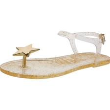 Katy Perry The Geli Gold Star Jelly Ankle Str...