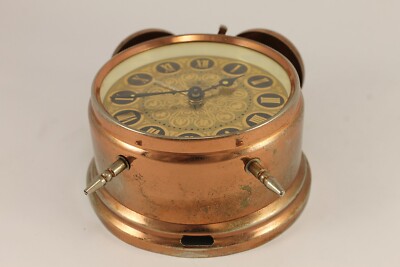 【西ドイツ Meister Anker社】アンティーク 置時計 ゴールド 1970's Vintage German Meister Anker Alarm Clock Gold Tone | eBay