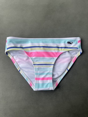 Vineyard Vines Tankini NWT Swimsuit Girls XS Summer Stripes 2 Pc Aqua, Pink - Picture 4 of 5