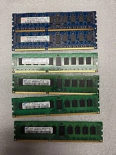 (Lot of 6) 2GB DDR3-1333 PC3-10600R ECC Server Memory Modules