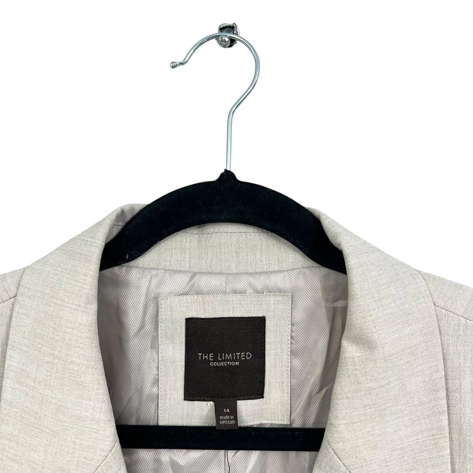 Traje Blazer Mujer The Limited Collection Dos Botones Forrado Ventilado Beige Talla 14 Foto 3 de 4