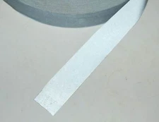 King Tech 8001-1 Reflective Sew On Safety Fabric Strip 1in x 30ft Silver Gray