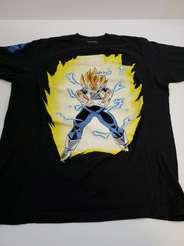 Dragon Ball Z Men's Medium Black Vegeta 