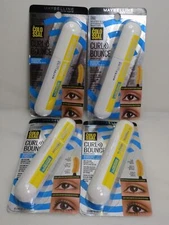 MAYBELLINE THE COLOSSAL CURL BOUNCE MASCARA 360 BROWNISH BLACK 0.33 OZ - 4 PCS