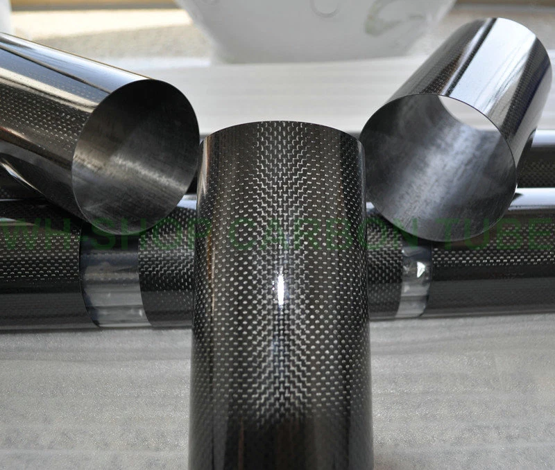 3K Carbon Fiber Tube 42 44 45 46 48 50 55 60 64 80 84 90 94 x 500mm Roll Pipe - Image 2 of 4