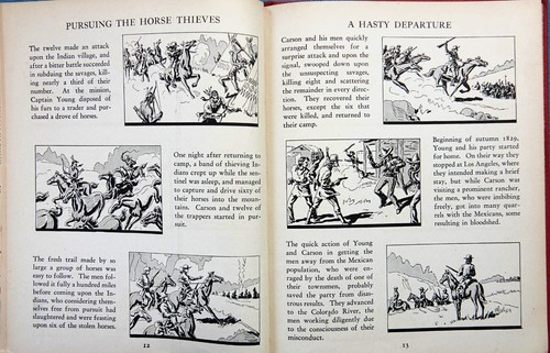 THE LIFE OF KIT CARSON BY C. RICHARD SCHAARE 1936 HC, CHILDREN'S BOOK ILLUSTRAT - Picture 5 of 5