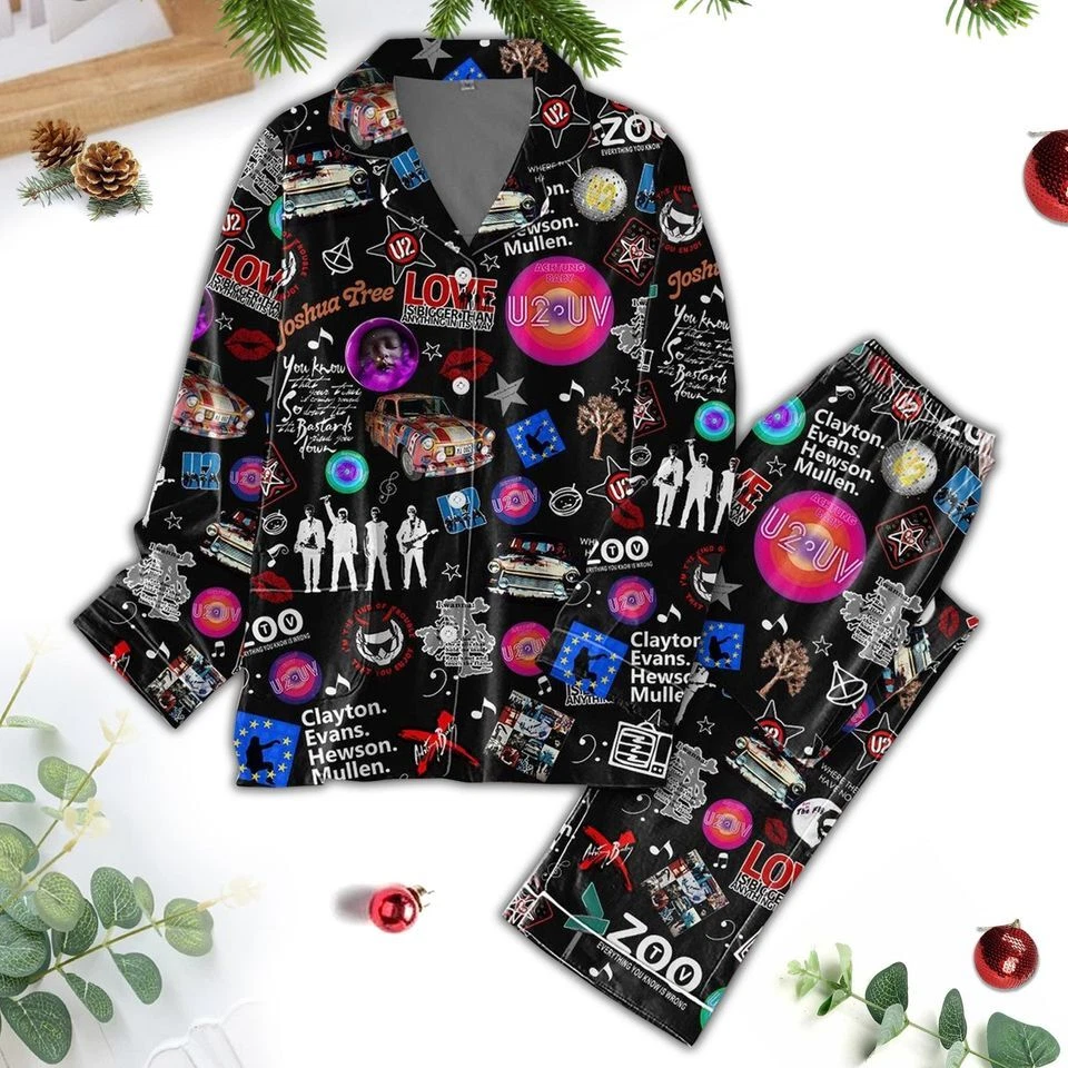 U2 Band Pajamas Set