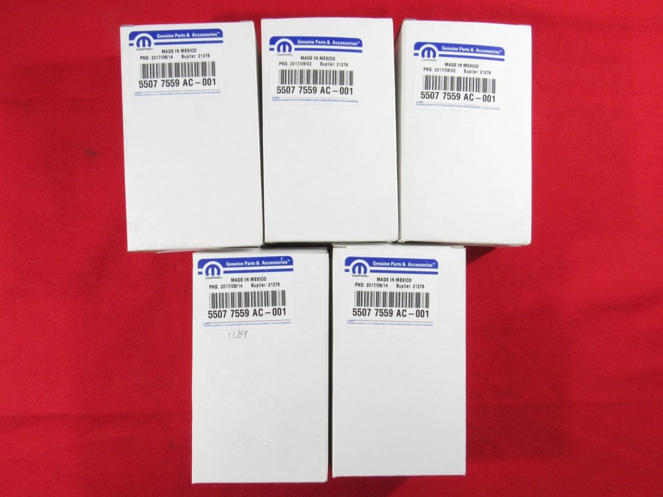 Juego de 5 luces de circulación con separación ámbar Dodge Ram 1500 2500 3500 NUEVO OEM MOPAR Foto 4 de 4