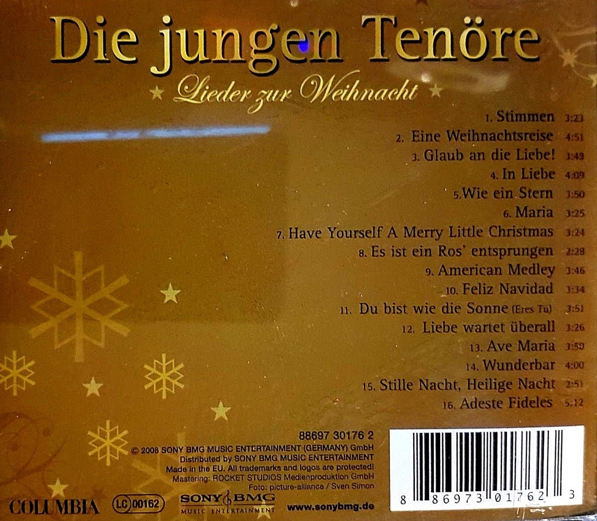 Jungen Tenore, Die : Lieder Zur Weihnacht CD (Like New) | eBay