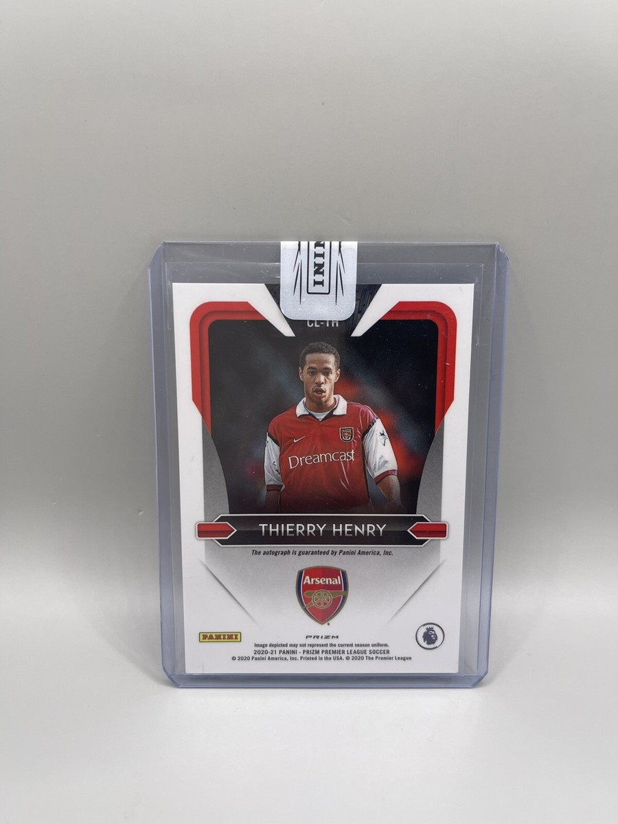 Thierry Henry 2020-21 Prizm Blue Shimmer FOTL SSP Club Legends 