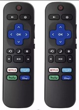 2pack Remote Control Replacement for All Roku TV,TCL/Hisense/Onn Roku
