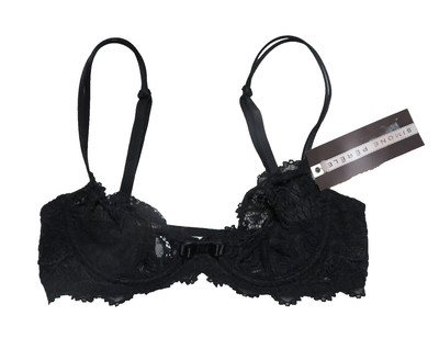 Simone Perele Celeste Demi Cup Plunge Bra 12M331 Black 30C NWT- SALE