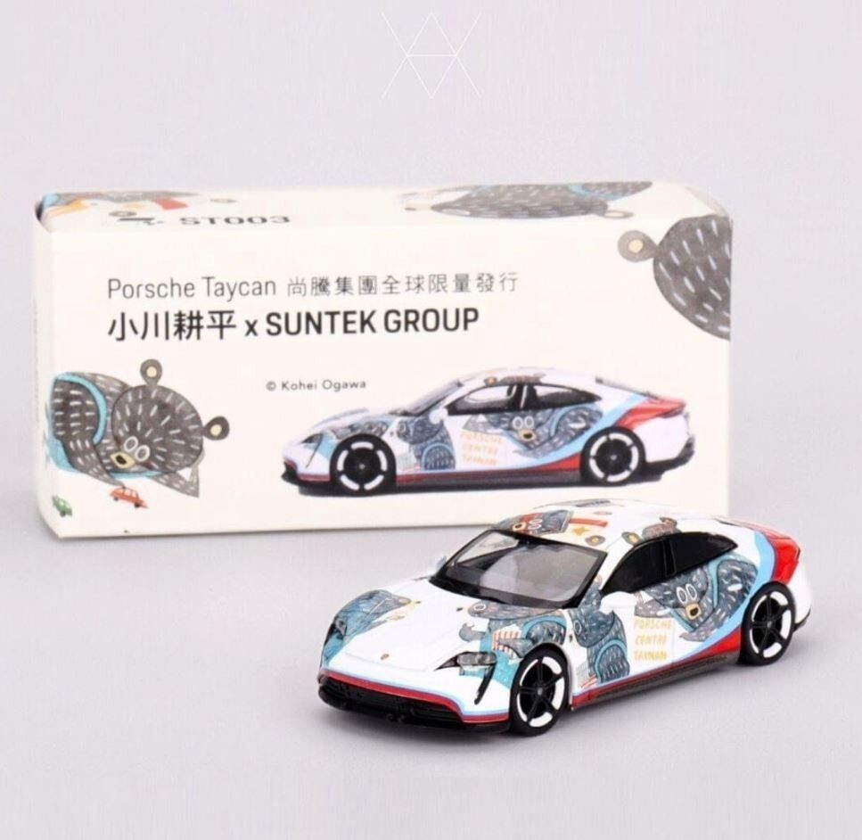 MINI GT Ford Mustang&Porsche Taycan2台セット MINI GT #713 1/64 Porsche 911 GT3 R #80 GTD AO Racing 2023