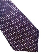 Daniel Cremieux Neck Tie Nwt Multi Woven Silk Seven 7 Fold Hand Made in Italy 