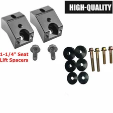Black 1-1/4" Front & Rear Seat Spacers Lift Front of Seat For Toyota Tacoma 05+