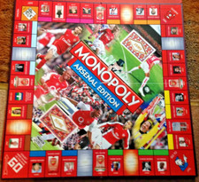 2009 Arsenal Football Edition Monopoly Replacement Playing Board Game Board Game