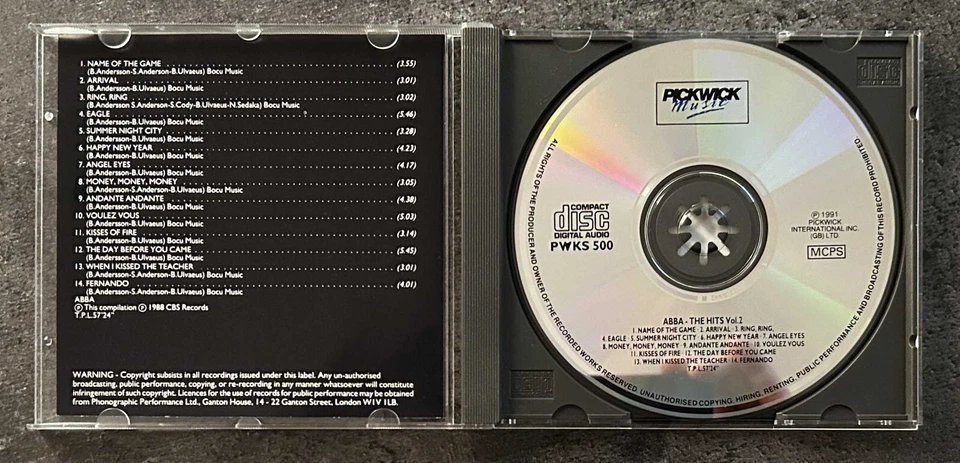 Abba - The Hits 2 - CD - Top Zustand - Nichtraucher - Bild 2 von 3