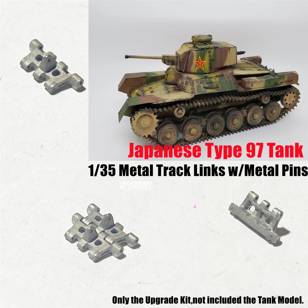 1/35 IJA Japanese Type 97 Chi-Ha Medium Tank Metal Tracks Set for