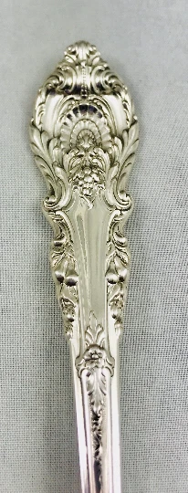 Tenedor de almuerzo Sir Christopher de Wallace Sterling-7 1/4" Foto 4 de 4