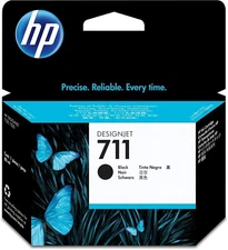 Genuine HP 711 80-ml Black DesignJet Ink Cartridge CZ133A OEM  SEALED Good Dates