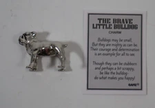 GG2 THE BRAVE LITTLE BULLDOG pocket charm figurine miniature Ganz dog courage
