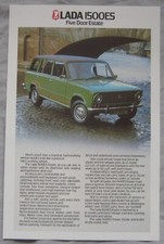 Lada 1500 ES Five Door Estate Sales Sheet Brochure