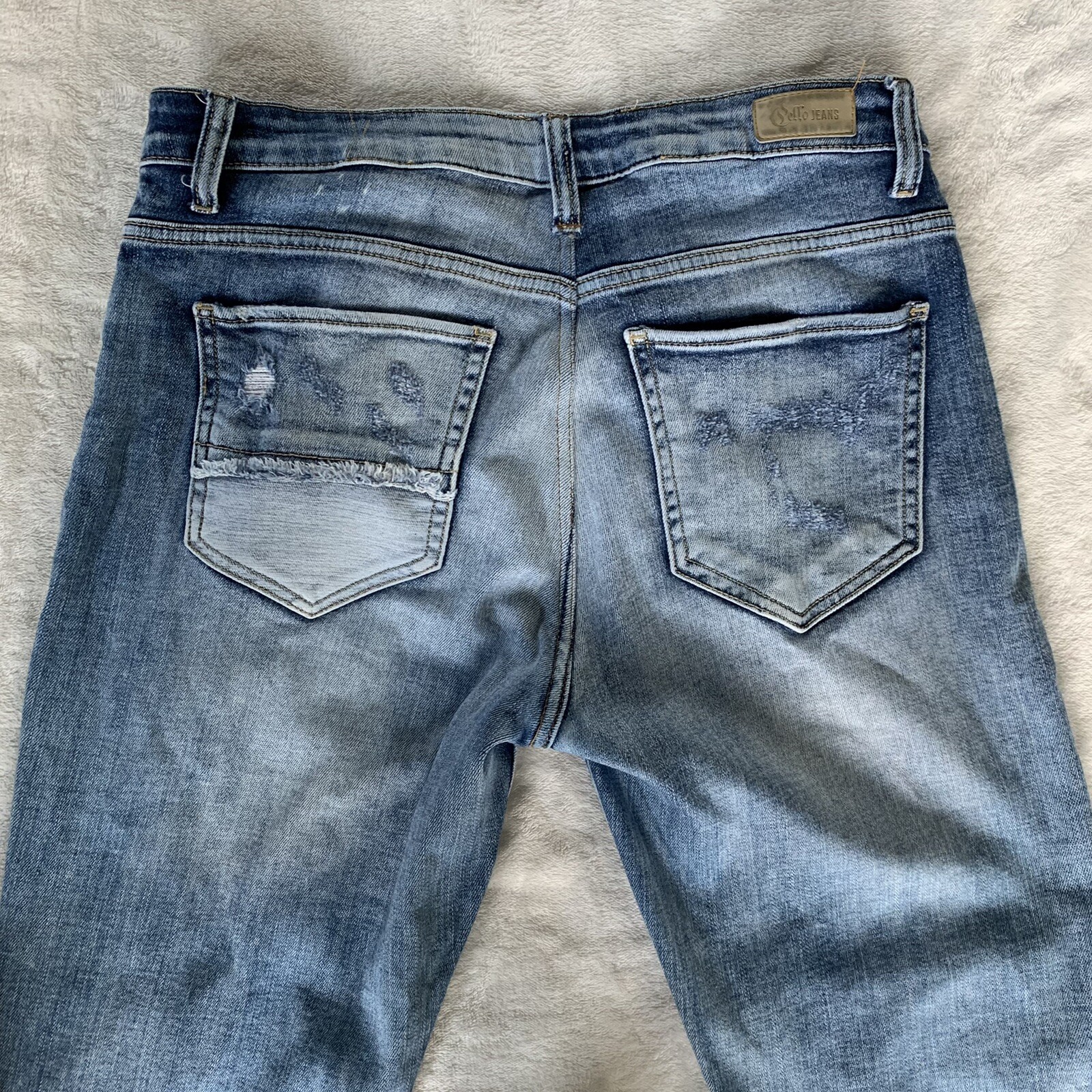 Cello patchwork jeans size 30 - image 12