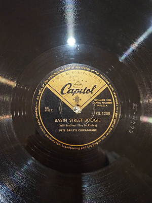 Pete Daily's Chicagoans - Daily Double / Basin Street Boogie 78rpm German Pressi