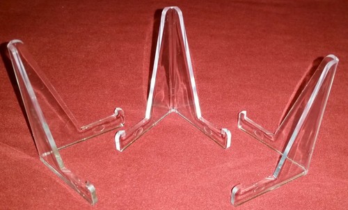 *1 Best Value 3-3/8" Display Stand Game Cards Playing Cards Trading Cards - Picture 2 of 3
