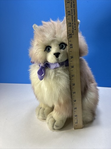 Russ Yomiko Collection by Russ Stuffed Persian Cat Kitten Blue Eyes Sitting 12" - Picture 6 of 13