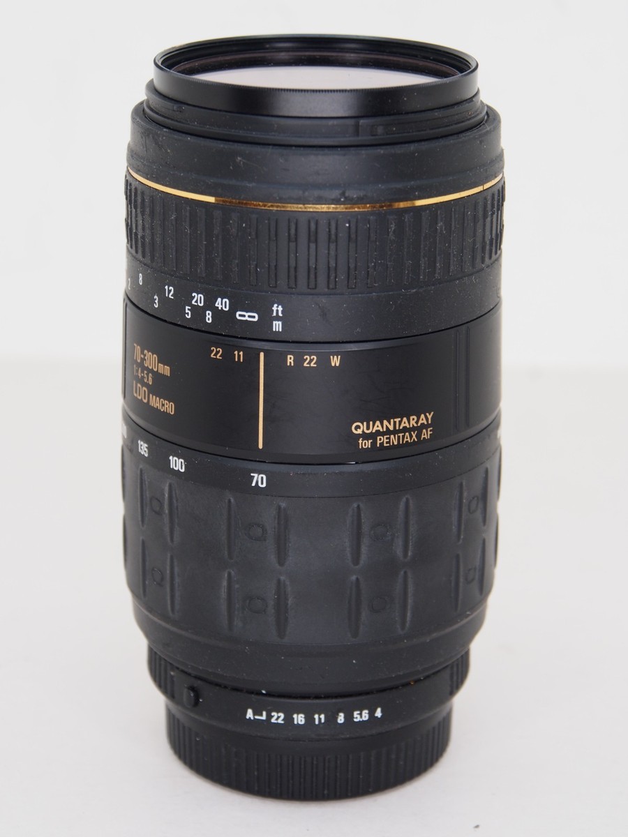 Quantaray 70-300mm 1:4-5.6 LD レンズ Quantaray 70-300mm 1:4-5.6 LD AF Tele-Macro (1:2) Camera Lens