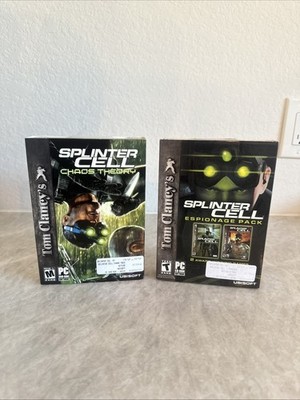 Tom Clancys Splinter Cell Chaos Theory  + Espionage Pack - Brand new / Sealed
