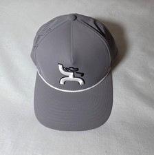 Hooey Cowboy Golf Hat Gray Snapback with front rope Adult Unisex Sweat Resistant