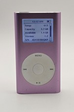 Apple iPod Mini - Model A1051 - 4GB - 1st Generation - Pink - Tested  Working 