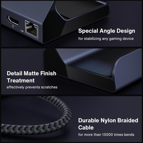Dockingstation 8 in 1 - HDMI 2.1 4K@144Hz, 3*USB-A 3.0 - STEAM DECK, ROG ALLY, - Bild 5 von 11