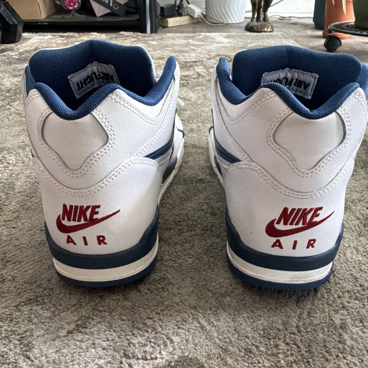 Preços baixos em Nike Air Flight 89 White Sport Red | eBay